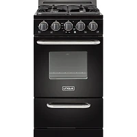 2.4 Cu. Ft. Black Freestanding Propane Off-Grid Gas Range