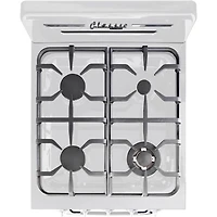 2.3 Cu. Ft. Marshmallow White Retro Freestanding Propane Range