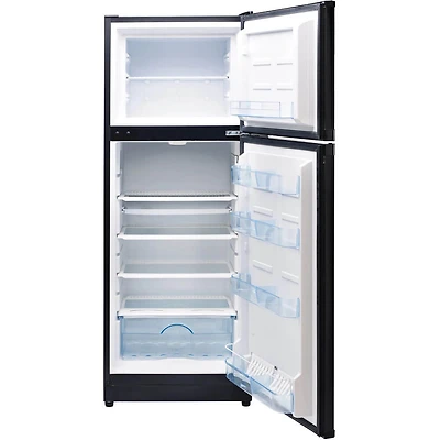 10.3 Cu. Ft. Black Solar DC Off-Grid Counter-Depth Top Freezer Refrigerator