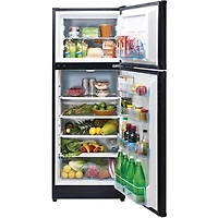 10.3 Cu. Ft. Black Solar DC Off-Grid Counter-Depth Top Freezer Refrigerator