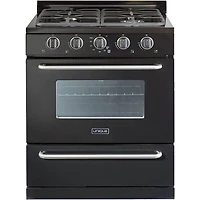 3.9 Cu. Ft. Black Freestanding Propane Range