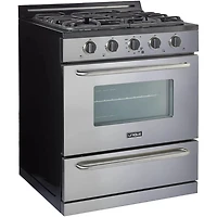 3.9 Cu. Ft. Stainless Freestanding Propane Range