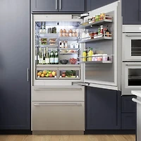 18.8 Cu. Ft. Freedom Masterpiece Stainless Built-In Bottom Freezer Smart Refrigerator