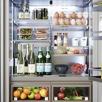 18.8 Cu. Ft. Freedom Masterpiece Stainless Built-In Bottom Freezer Smart Refrigerator