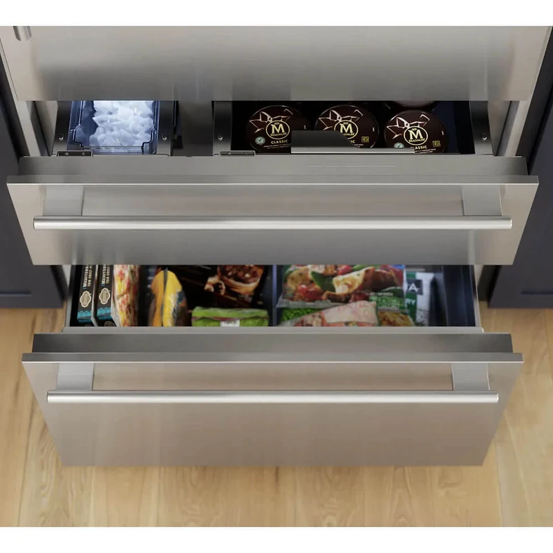 18.8 Cu. Ft. Freedom Masterpiece Stainless Built-In Bottom Freezer Smart Refrigerator