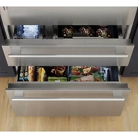 18.8 Cu. Ft. Freedom Masterpiece Stainless Built-In Bottom Freezer Smart Refrigerator