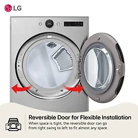 7.4 Cu. Ft. Graphite Steel Front Load Smart Electric Dryer