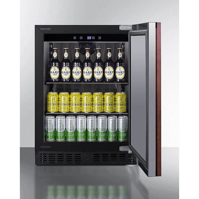 3.1 Cu. Ft. Panel Ready Stainless Undercounter Built-In Refrigerator