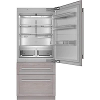 18.8 Cu. Ft. Freedom Collection Panel Ready Built-In Bottom Freezer Smart Refrigerator