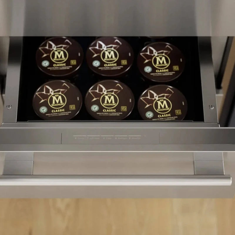 26.8 Cu. Ft. Freedom Collection Masterpiece Stainless 6-Door French Door Built-In Smart Refrigerator