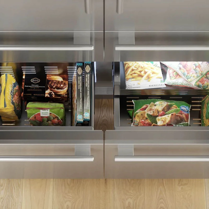 26.8 Cu. Ft. Freedom Collection Masterpiece Stainless 6-Door French Door Built-In Smart Refrigerator