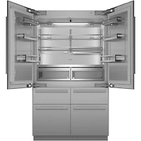26.8 Cu. Ft. Freedom Collection Masterpiece Stainless 6-Door French Door Built-In Smart Refrigerator