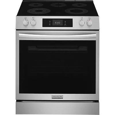 6.2 Cu. Ft. Stainless Stone Baked Pizza Freestanding Electric Convection Range