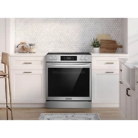 6.2 Cu. Ft. Stainless Stone Baked Pizza Freestanding Electric Convection Range