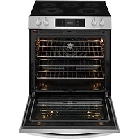 6.2 Cu. Ft. Stainless Stone Baked Pizza Freestanding Electric Convection Range