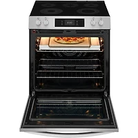 6.2 Cu. Ft. Stainless Stone Baked Pizza Freestanding Electric Convection Range