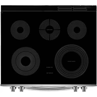 6.2 Cu. Ft. Stainless Stone Baked Pizza Freestanding Electric Convection Range