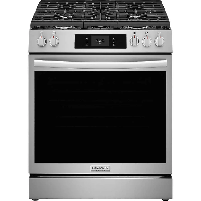 6 Cu. Ft. Stainless Stone Baked Pizza Freestanding Gas Convection Range