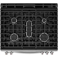 6 Cu. Ft. Stainless Stone Baked Pizza Freestanding Gas Convection Range