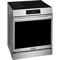 6.2 Cu. Ft. Stainless Stone Baked Pizza Freestanding Induction Electric Convection Range