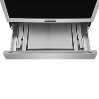 6.2 Cu. Ft. Stainless Stone Baked Pizza Freestanding Induction Electric Convection Range