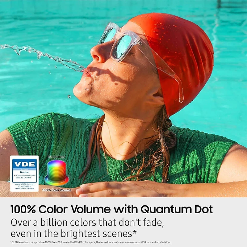 inch Q8F QLED 4K Smart TV, Quantum Dot, HDR+, 144Hz VRR, Slim Metal Design, Voice Remote, Includes 2-Year Warranty