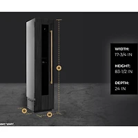 42 Bottle Panel Ready Right Hinge Wine Column