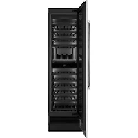 72 Bottle Panel Ready Dual Zone Column Wine Cooler