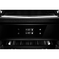 72 Bottle Panel Ready Dual Zone Column Wine Cooler