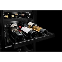 72 Bottle Panel Ready Dual Zone Column Wine Cooler