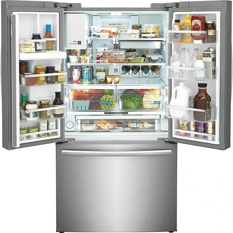27.8 Cu. Ft. Stainless French Door Freestanding Refrigerator