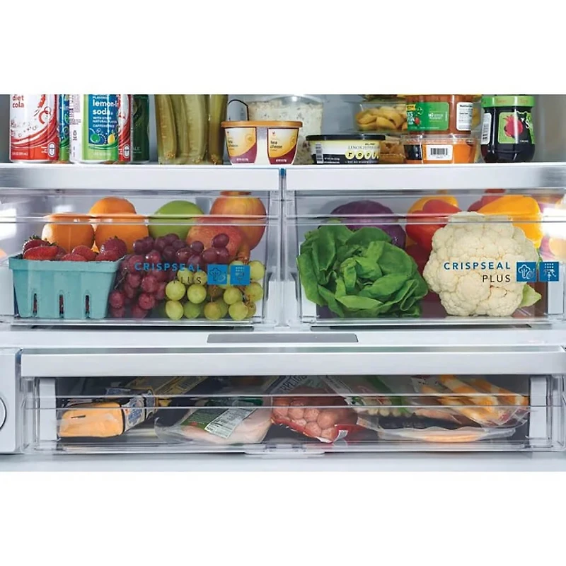 27.8 Cu. Ft. Stainless French Door Freestanding Refrigerator