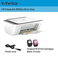 DeskJet 2855e All-In-One Wireless Inkjet Printer