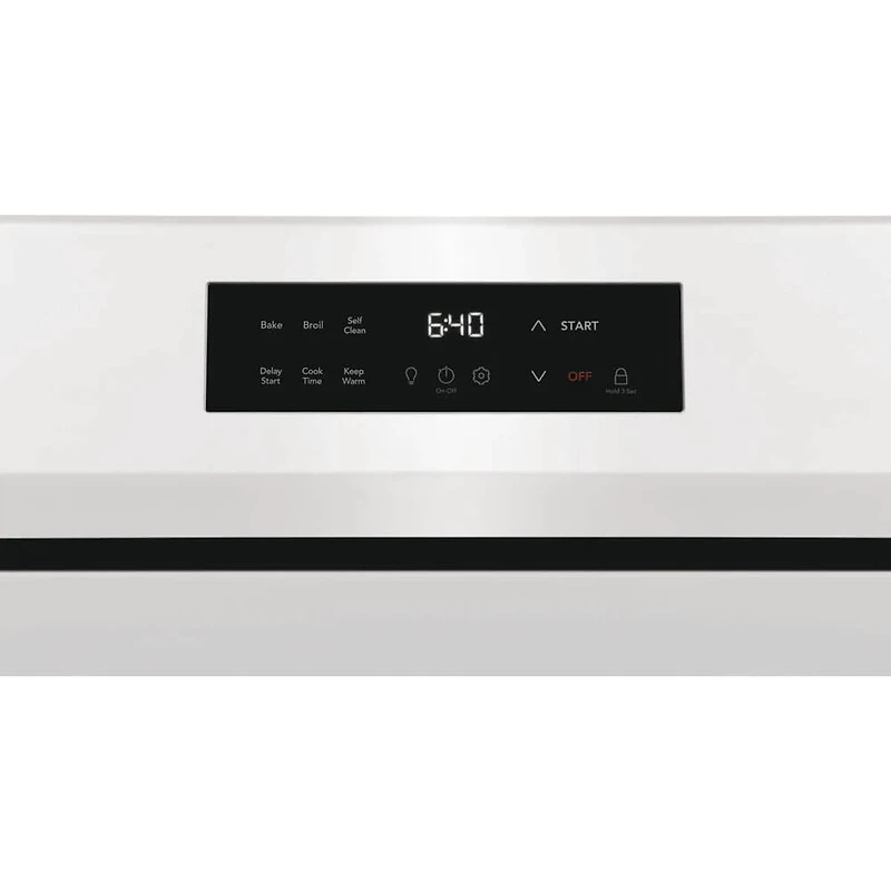 5.3 Cu. Ft. White Freestanding Electric Range