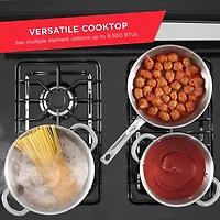 5.0 Cu. Ft. White Freestanding Gas Range