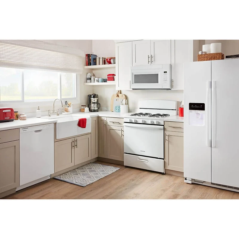 5.0 Cu. Ft. White Freestanding Gas Range