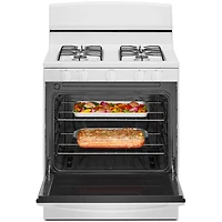 5.0 Cu. Ft. White Freestanding Gas Range