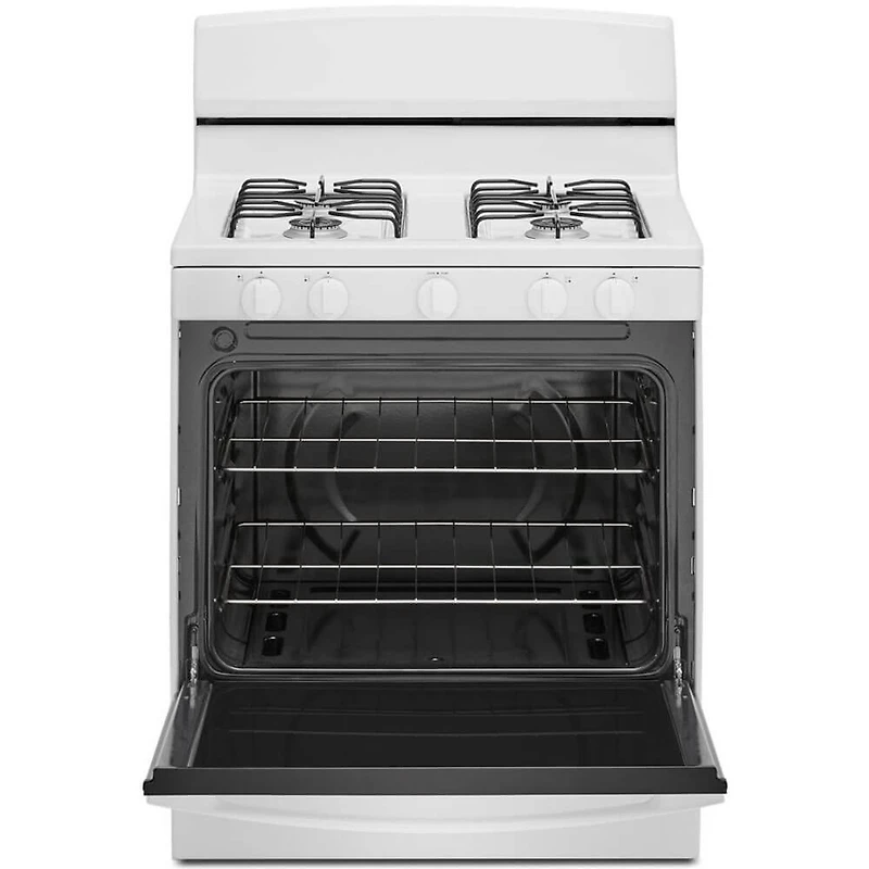 5.0 Cu. Ft. White Freestanding Gas Range
