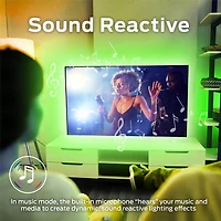 Ft. Sound Reactive Color Flow Indoor LED Razer Chroma Smart Light Strip