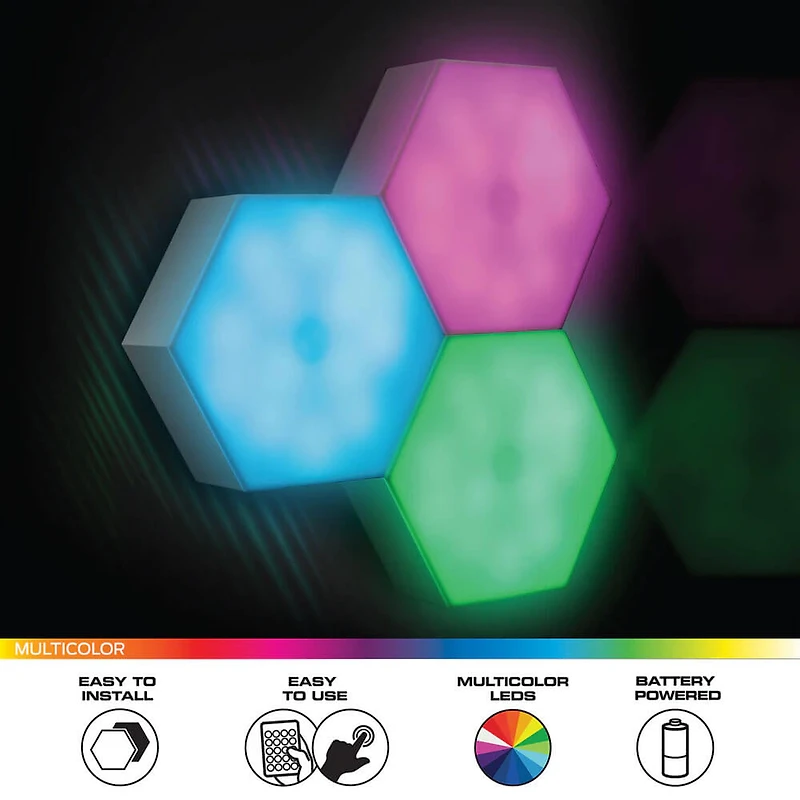 Multi-Color LED Touch Light - 3 Pack
