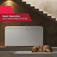 17.7 Cu. Ft. White Convertible Garage Ready Chest Freezer