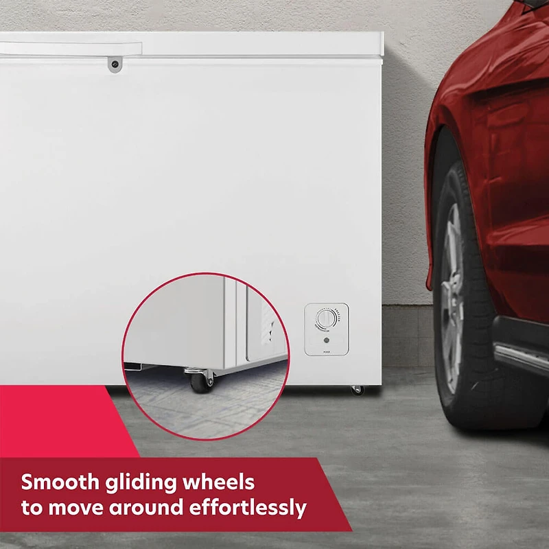 17.7 Cu. Ft. White Convertible Garage Ready Chest Freezer