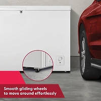 17.7 Cu. Ft. White Convertible Garage Ready Chest Freezer