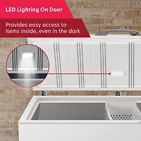 17.7 Cu. Ft. White Convertible Garage Ready Chest Freezer