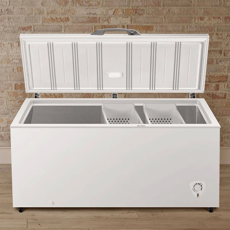 17.7 Cu. Ft. White Convertible Garage Ready Chest Freezer