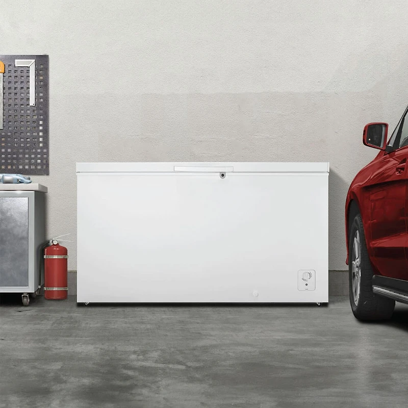 17.7 Cu. Ft. White Convertible Garage Ready Chest Freezer