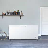 17.7 Cu. Ft. White Convertible Garage Ready Chest Freezer