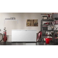 17.7 Cu. Ft. White Convertible Garage Ready Chest Freezer