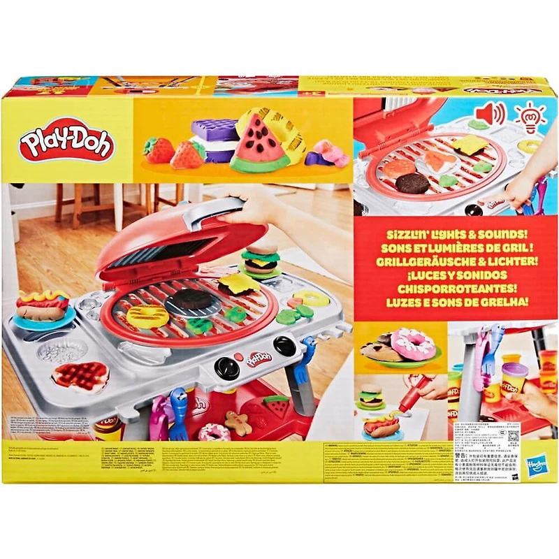 Play-Doh Sizzlin Grill Playset with Lights/Sounds