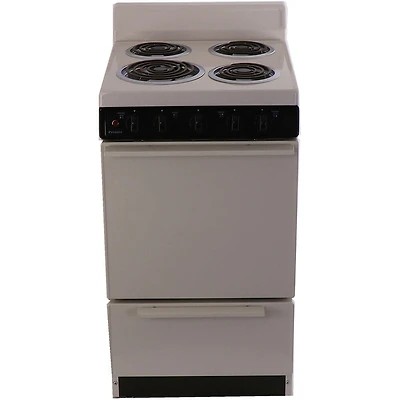2.4 Cu. Ft. Biscuit Freestanding Electric Range